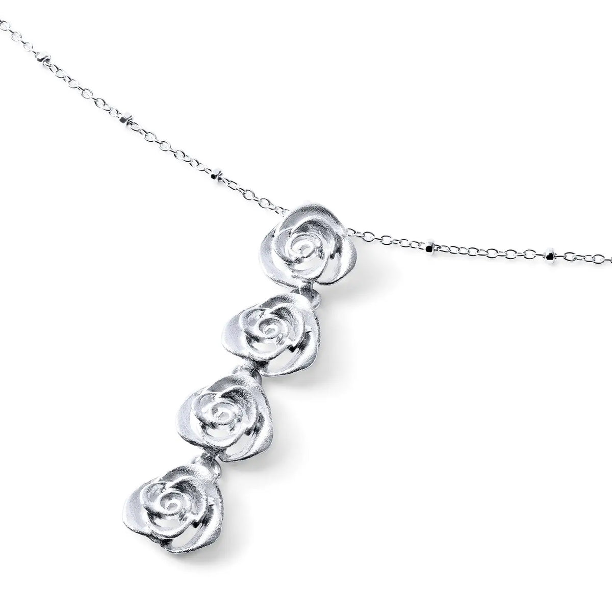 Lange Mini Rosenanhänger
