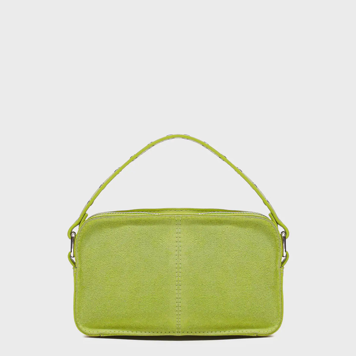 Helena Wildleder Handtasche Limettengrün
