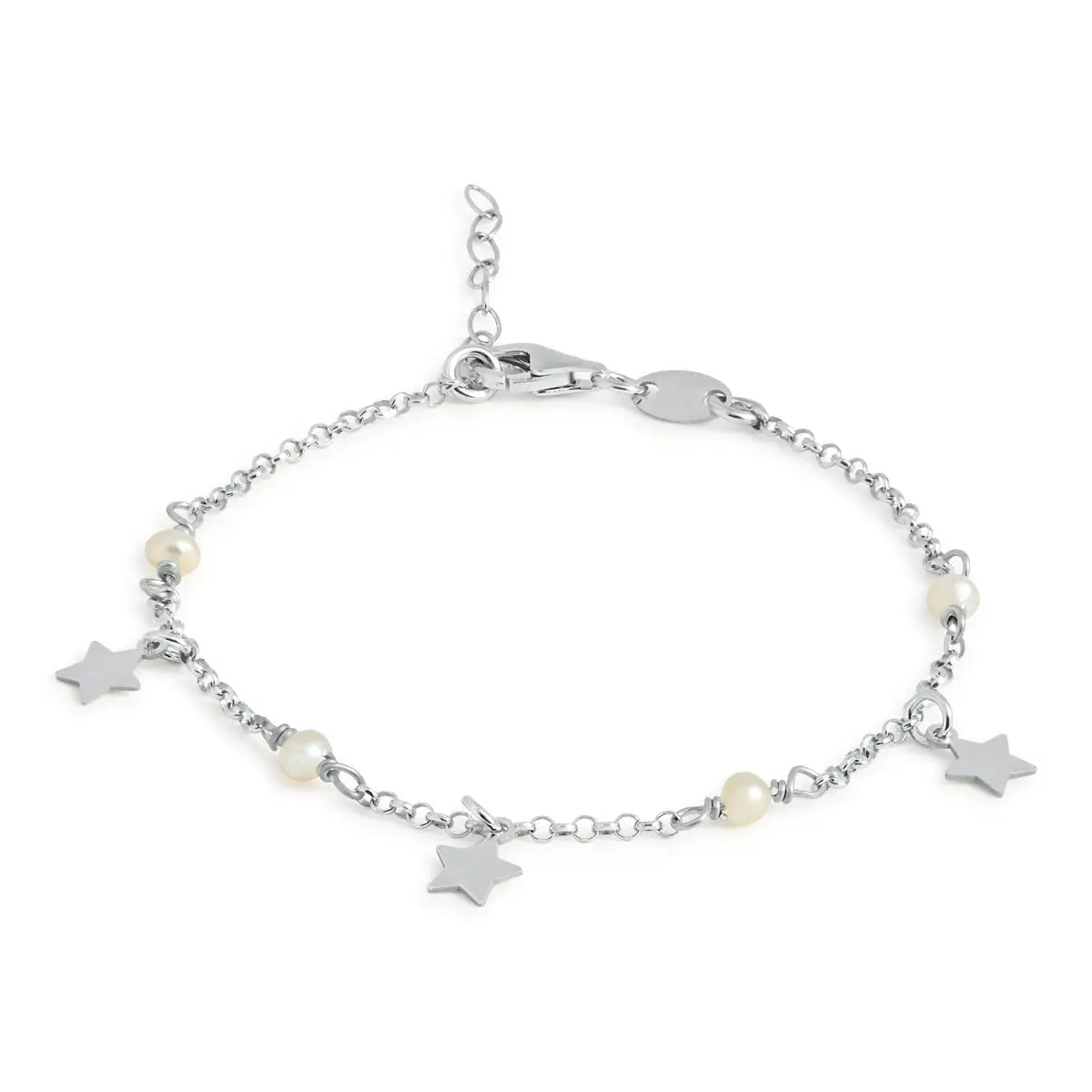 Armband mit Sternen und Perlen