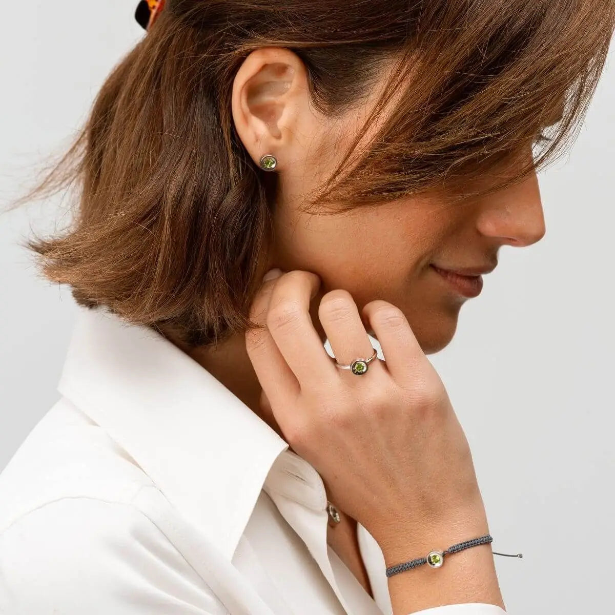Silberring mit Peridot