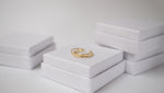 Verstellbarer offener Doppelkreis-Ring aus Gold-Vermeil mit Sternwolken-Design